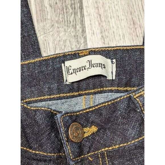 (3/$35) Encore Jeans Juniors Size 5 Pockets Stretch Denim Blue Jeans - Picture 4 of 11